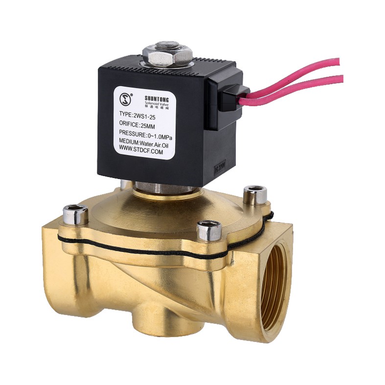 2WS1 series Brass Direct lifting diaphragmsolenoid valve 2/2 way normally closed type