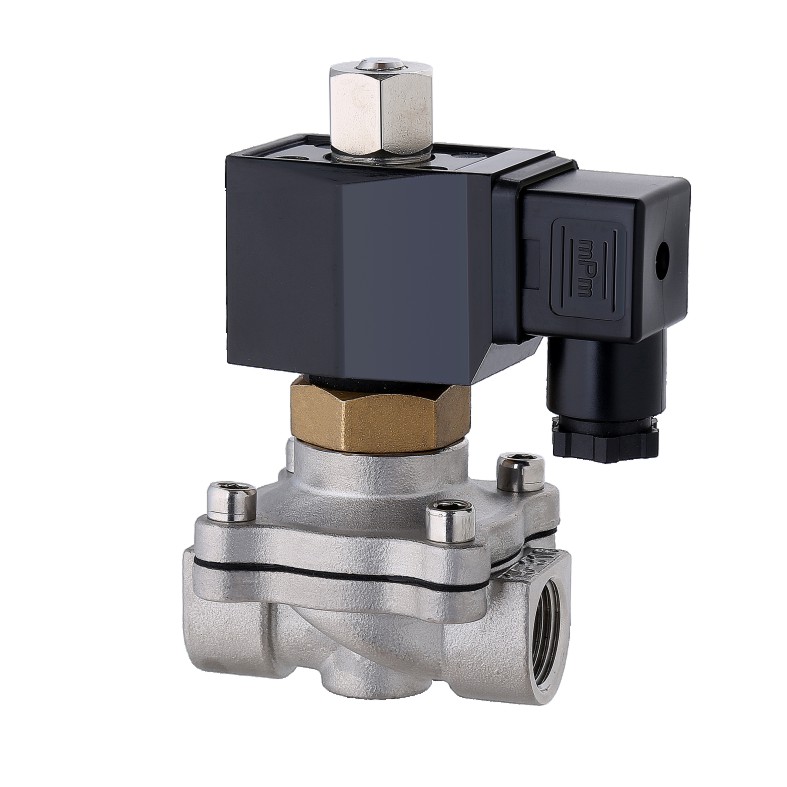 ZS series stainless steel Direct lifting diaphragmsolenoid valve 2/2 way normally open type