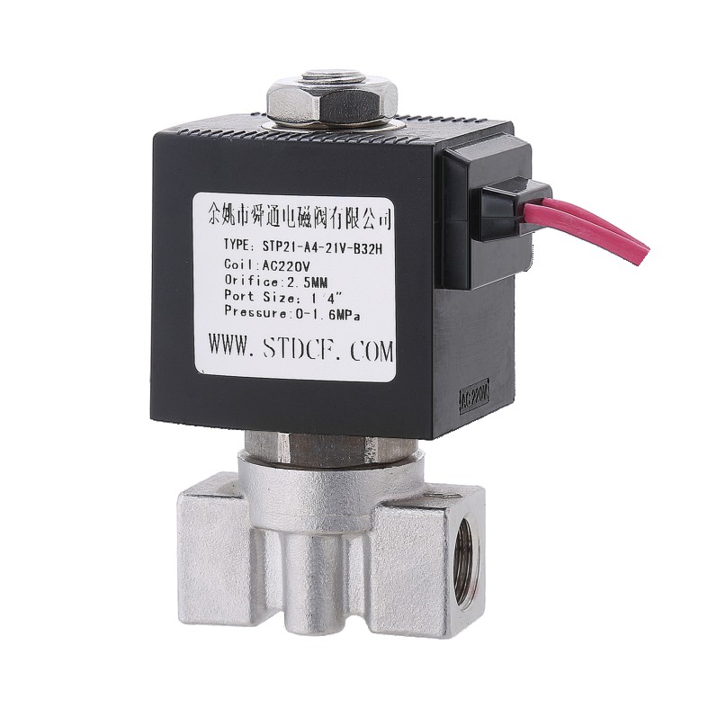 STP212/2waycompact direct-actingsolenoid valve normally open type